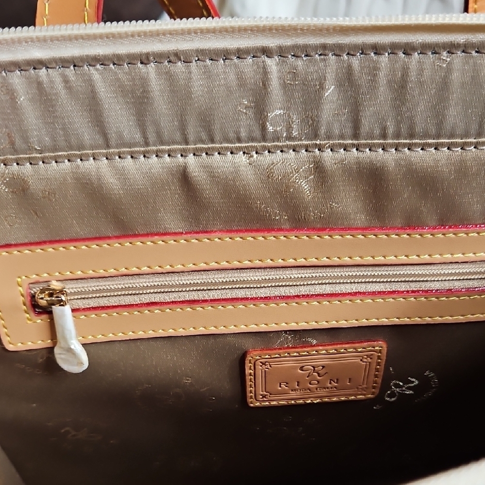 Rioni Hannah Women’s Tote With Porto Checkbook Wallet Set - Picture 13 of 17